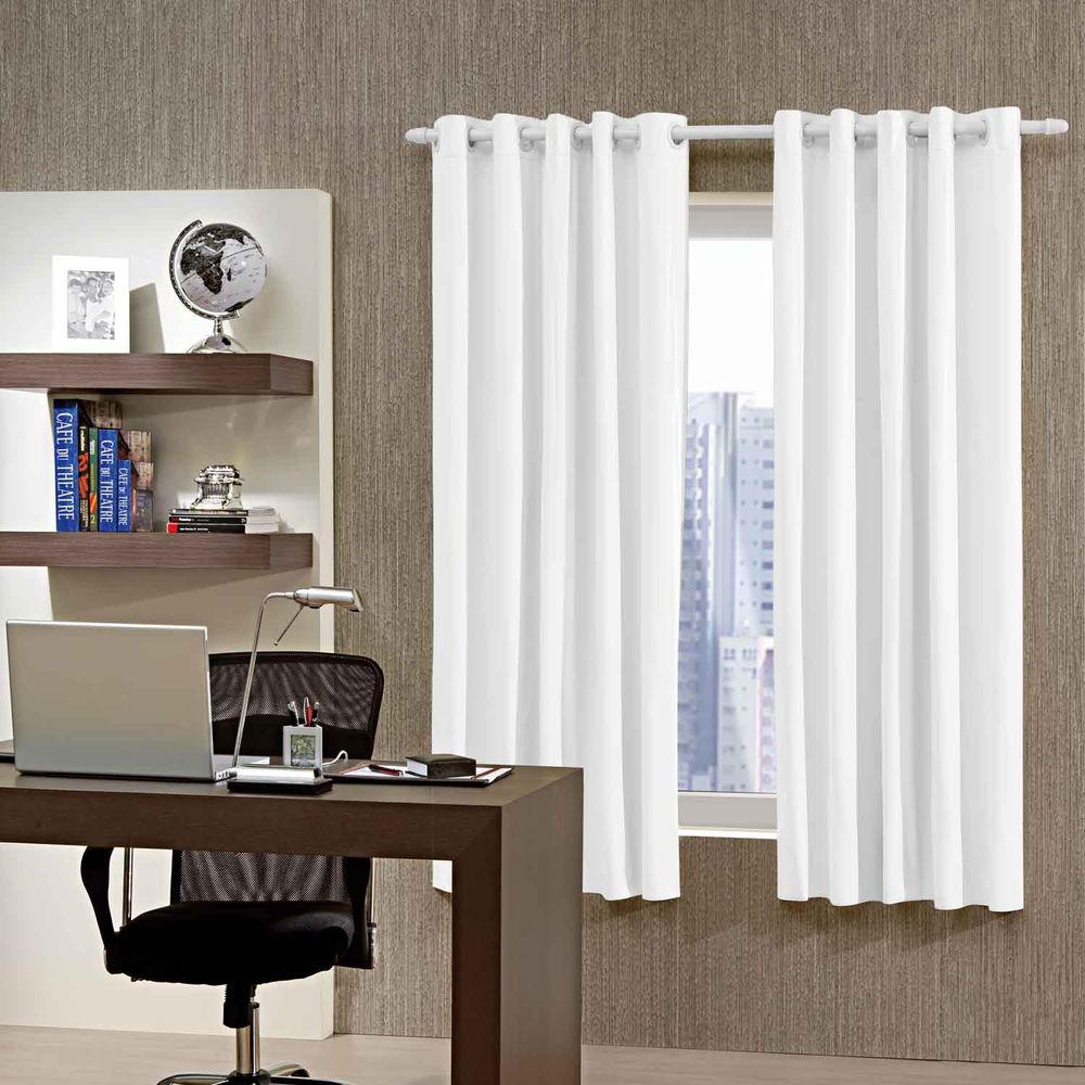 Cortina Blackout Pvc 260 X 230cm Branco Cinza Bella Janela Shopcama Cortina Blackout Pvc 260 X 230cm Branco Cinza Bella Janela Shopcama
