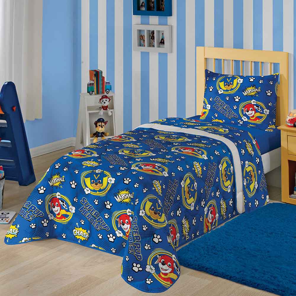 Edredom Infantil Patrulha Canina Meninos Lepper Shopcama