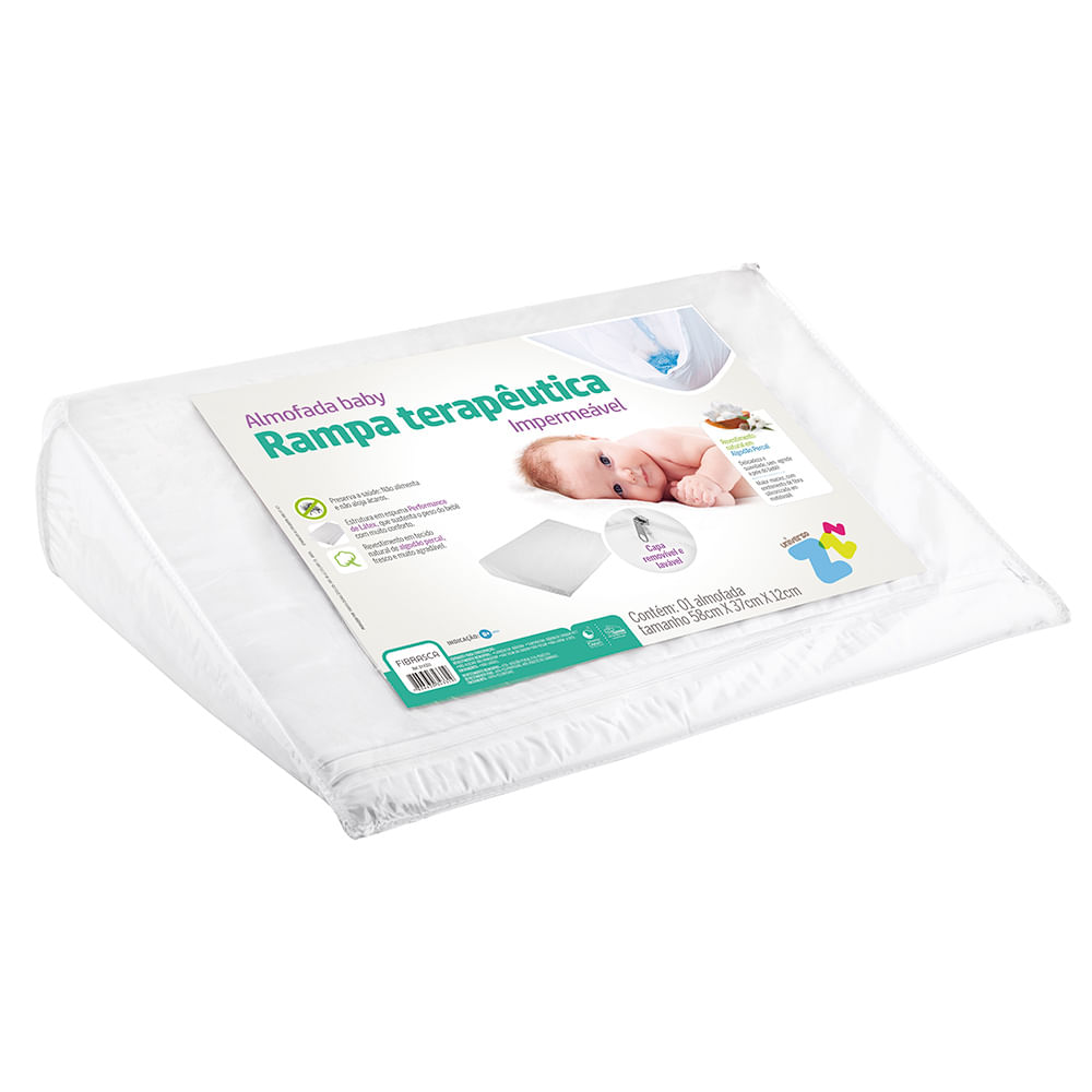 Travesseiro para Bebê Anti Refluxo Rampa Terapêutica Pequena Fibrasca