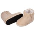 Pantufa-Infantil-Botinha-Creme-com-Forro-Sherpa-Europa-21-22