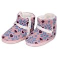 Pantufa-Infantil-Botinha-Rosa-Tricot-com-Forro-Sherpa-Europa-21-22