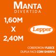 Manta-Infantil-Dupla-Face-Fleece-Sherpa-Estrelas-Lepper