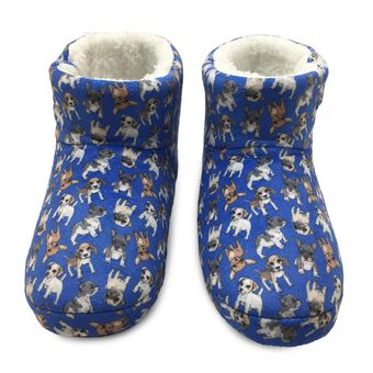 Pantufa-Infantil-Botinha-Azul-com-Forro-Sherpa-Europa-23-24