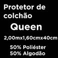 Protetor-de-Colchao-Impermeavel-Queen-Size-Sultan-160x200x40cm-Cinza