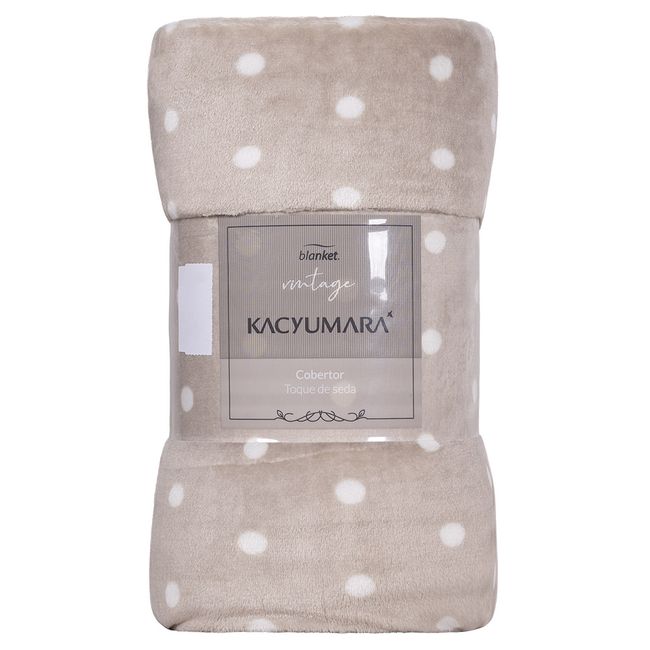 Cobertor-de-Microfibra-Casal-Kacyumara-Blanket-Vintage-300-g-m²-Fendi