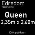 Edredom-Queen-Size-Dupla-Face-Plush-e-Sherpa-Hedrons-Sepia