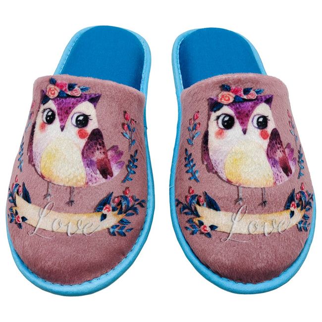 Pantufa-Chinelo-Coruja-Europa-36-37