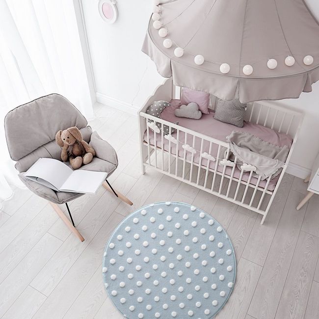 Tapete-Infantil-Jolitex-Mimo-Poa-Azul-Redondo-100cm