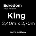 Edredom-King-Size-Plush-Alto-Relevo-BBC-Textil-Taupe
