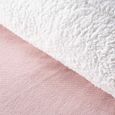 Edredom-Queen-Size-Plush-Sherpa-Hedrons-Liso-Rosa-Poema