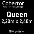 Cobertor-Queen-Size-Dupla-Face-com-Sherpa-Kacyumara-220x240cm-Blanket-Lugano-300-g-m²-Rose