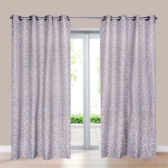 Cortina-Bella-Janela-Rustica-260x230cm-Panama-Geometrico-Taupe