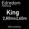 Edredom-King-Size-Plush-Sherpa-Hedrons-Liso-Rosa-Poema