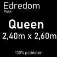 Edredom-Queen-Size-Plush-Sherpa-Hedrons-Liso-Cinza-Cromo