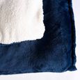 Edredom-Casal-Plush-Sherpa-Hedrons-Liso-Mariner