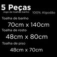 Jogo-de-Toalhas-de-Banho-5-Pecas-Karsten-Lumina-500-g-m²-Branco