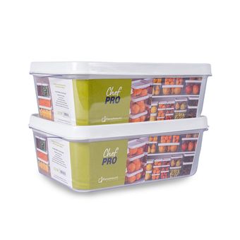 Kit-2-Potes-Retangulares-Chef-Pro-Parmaount-1600-ml