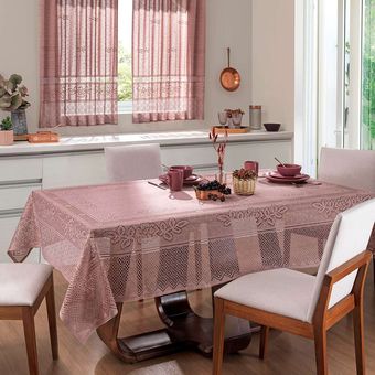 Toalha-de-Mesa-Retangular-6-Lugares-Renda-Color-Interlar-150x220cm-Rose