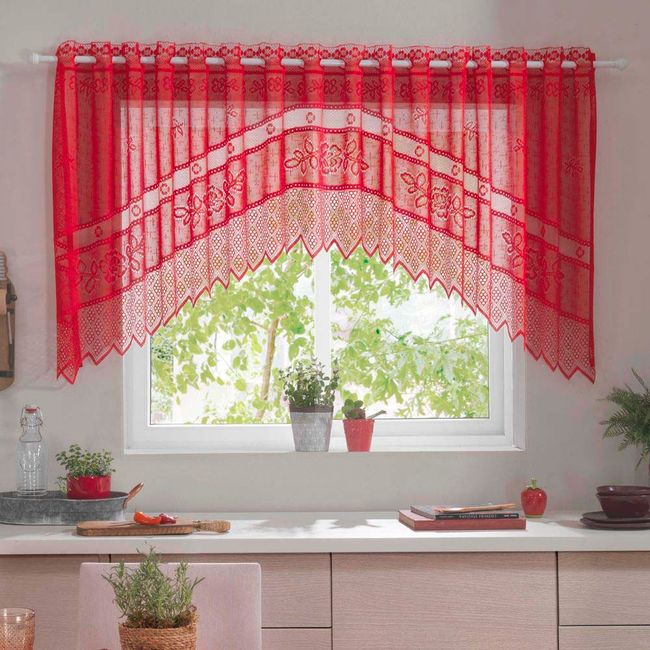 Cortina-de-Renda-para-Cozinha-Cascata-Color-Interlar-300x100cm-Vermelha