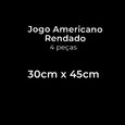 Jogo-Americano-Rendado-30x45cm-Bege-Vinho-4-Pecas