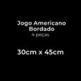 Jogo-Americano-Bordado-30x45cm-Branco-Verde-4-Pecas