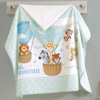 Toalha-de-Banho-com-Capuz-100--Algodao-Dohler-90x70cm-Little-Adventurer