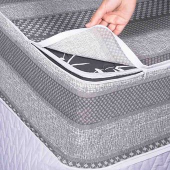 Capa-Colchao-Queen-Size-Cinza-160x200x40cm