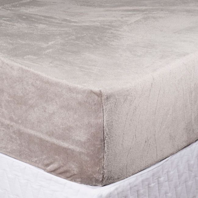 Lencol-de-Plush-Solteiro-Hedrons-Inove-Taupe