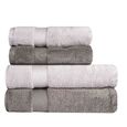 Jogo-de-Toalhas-de-Banho-4-Pecas-Super-Soft-Zero-Twist-Corttex-Grafite-Cinza