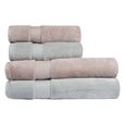 Jogo-de-Toalhas-de-Banho-4-Pecas-Super-Soft-Zero-Twist-Corttex-Taupe-Verde