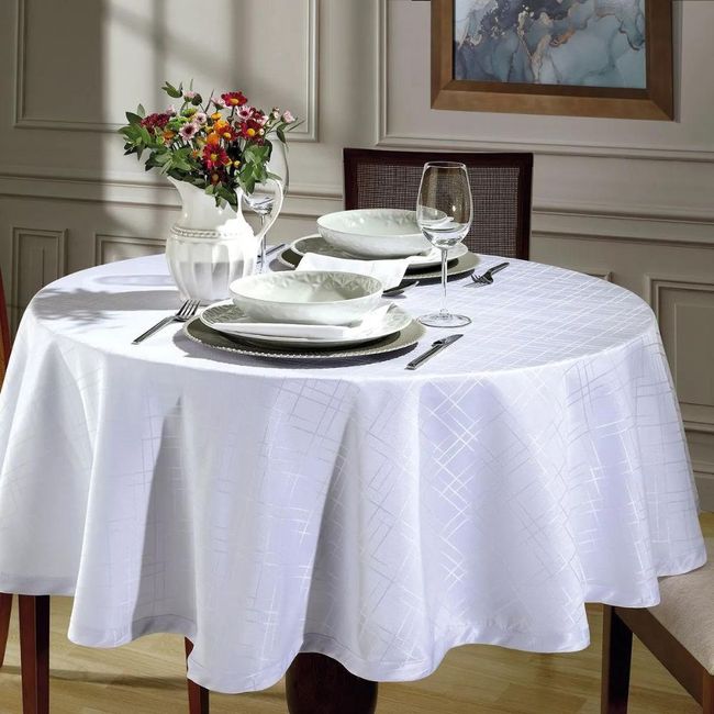 Toalha-de-Mesa-Redonda-4-Lugares-Dohler-Requinte-160cm-TJ-5795-Branca