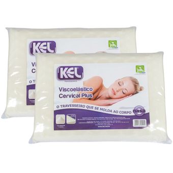 Kit-2-Travesseiros-Nasa-Cervical-Plus-Viscoelastico-Kel-42-x-60-x-115cm-Poliuretano