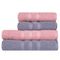 Jogo-de-Toalhas-de-Banho-Buddemeyer-4-Pecas-Vanilla-Extra-Soft-420-g-m²-Rosa-Azul