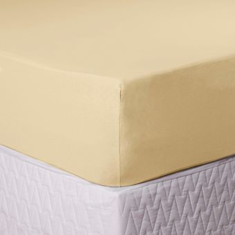 Lencol-Casal-Malha-BBC-Textil-Amarelo