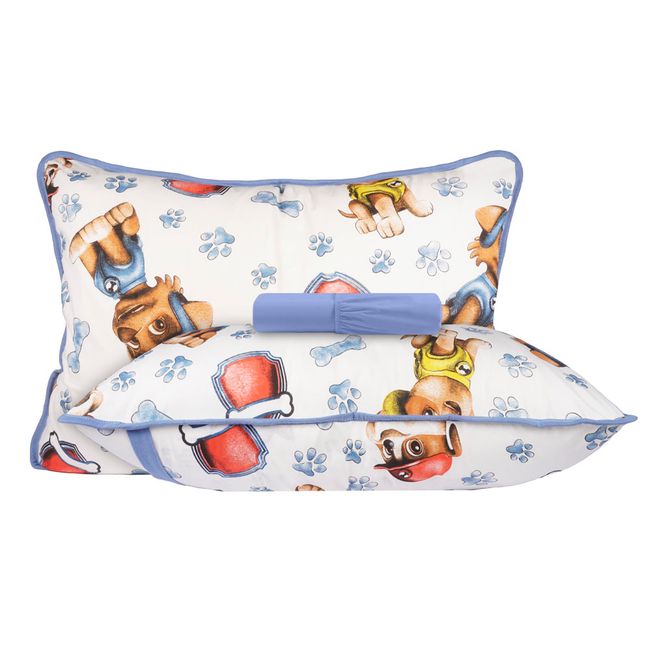 Jogo-de-Cama-Casal-Malha-3-Pecas-BBC-Textil-Dog-Azul