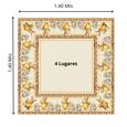 Toalha-de-Mesa-de-Pascoa-Quadrada-4-Lugares-140x140cm-Florista-Amarelo