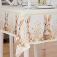 Toalha-de-Mesa-de-Pascoa-Quadrada-4-Lugares-140x140cm-Coelha-Margarida