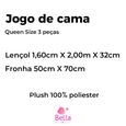Jogo-de-Lencol-e-Fronha-Queen-Size-Bella-Enxovais-Plush-3-Pecas-Bella-Dreams-Kloe