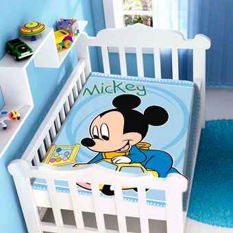 Cobertor-para-Bebe-Raschel-Plus-90x110cm-Disney-Mickey-Carrinhos