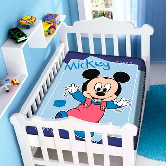 Cobertor-para-Bebe-Raschel-Plus-90x110cm-Disney-Mickey-Passinhos