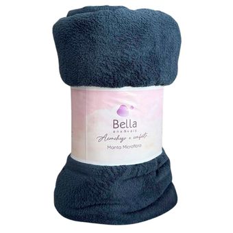 Manta-de-Plush-Casal-Bella-Enxovais-180x220cm-DuoPlush-Grafite