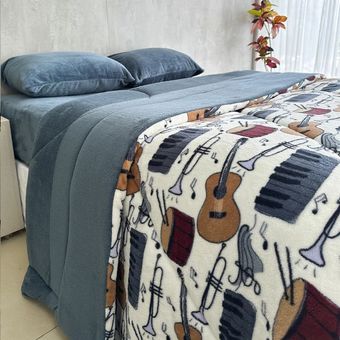 Edredom-Casal-Bella-Enxovais-Plush-Marvin