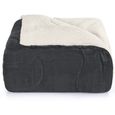 Edredom-Solteiro-Plush-Sherpa-Hedrons-Liso-Onix