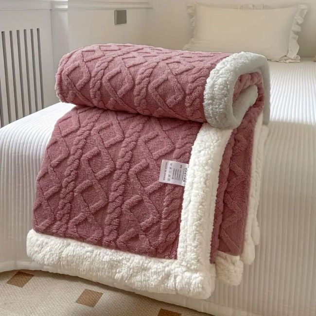 Cobertor-Casal-Tricot-com-Sherpa-Europa-1_80-x-2_20-Mts-Rosa-Malva
