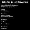Cobertor-Queen-Size-Kacyumara-Toque-de-Seda-180x220cm-Vintage-300-g-m²-Prata-Poa
