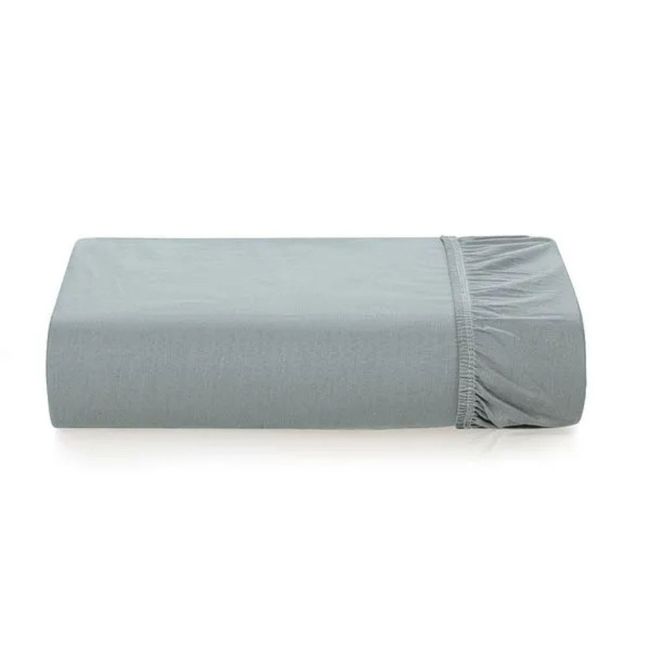 Lencol-Avulso-King-Size-Karsten-Bossa-300-Fios-Algodao-Egipcio-Bossa-Cinza