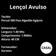 Lencol-Avulso-Casal-Karsten-Bossa-300-Fios-Algodao-Egipcio-Bossa-Cinza