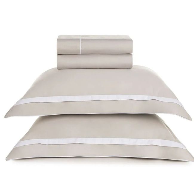 Jogo-de-Cama-Queen-Size-Karsten-300-Fios-Algodao-Egipcio-4-Pecas-Lara-Prata-Branco