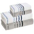 Jogo-de-Toalhas-de-Banho-4-Pecas-Karsten-Lumina-500-g-m²-Branco-Mineral