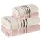 Jogo-de-Toalhas-de-Banho-4-Pecas-Karsten-Lumina-500-g-m²-Bege-Rose